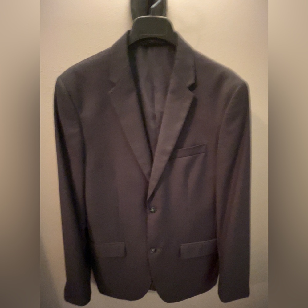 Perry Ellis Black Sport Coat with Notched Lapels